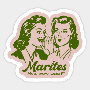 CHISMOSA MARITES VINTAGE PINOY Sticker